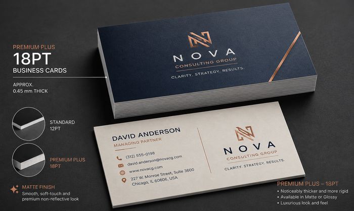Premium Plus business card example 2